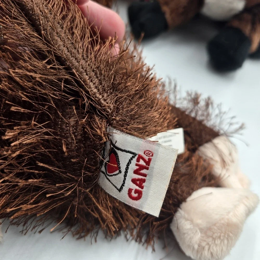 Ganz Webkinz Retired Lot Pig Moose Monkey Lion Stuffed Plush 8